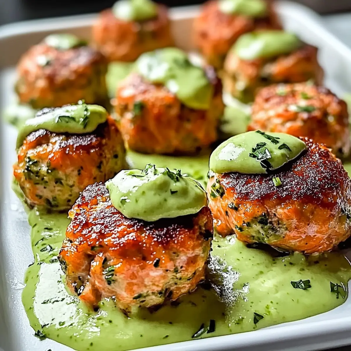 Baked Salmon Meatballs