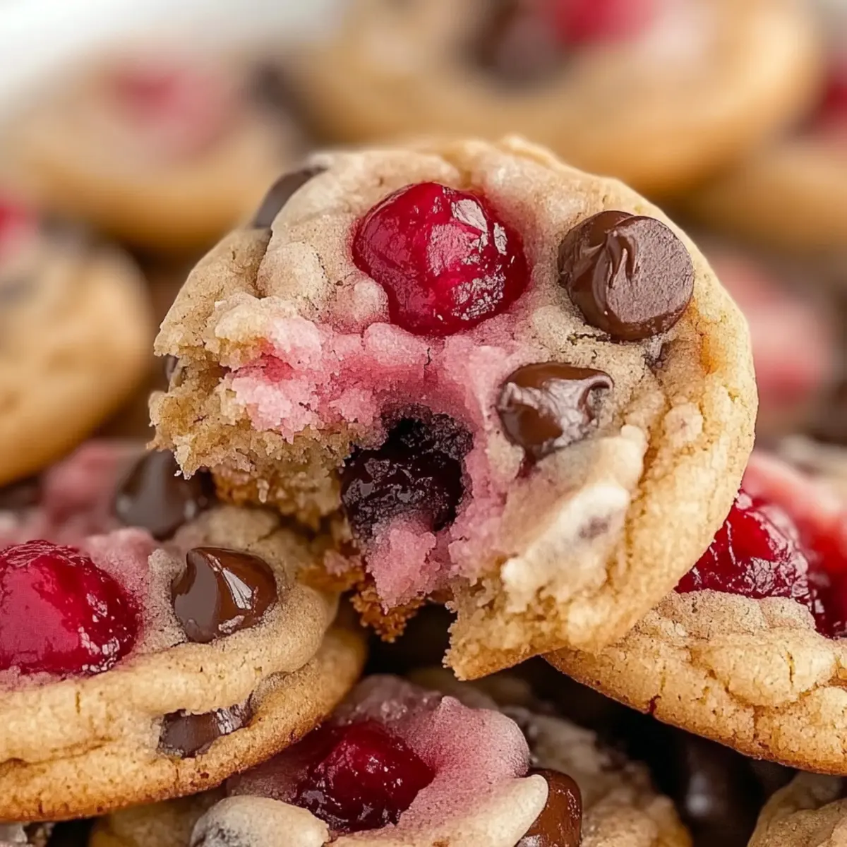 Sweet Maraschino Cherry Cookies