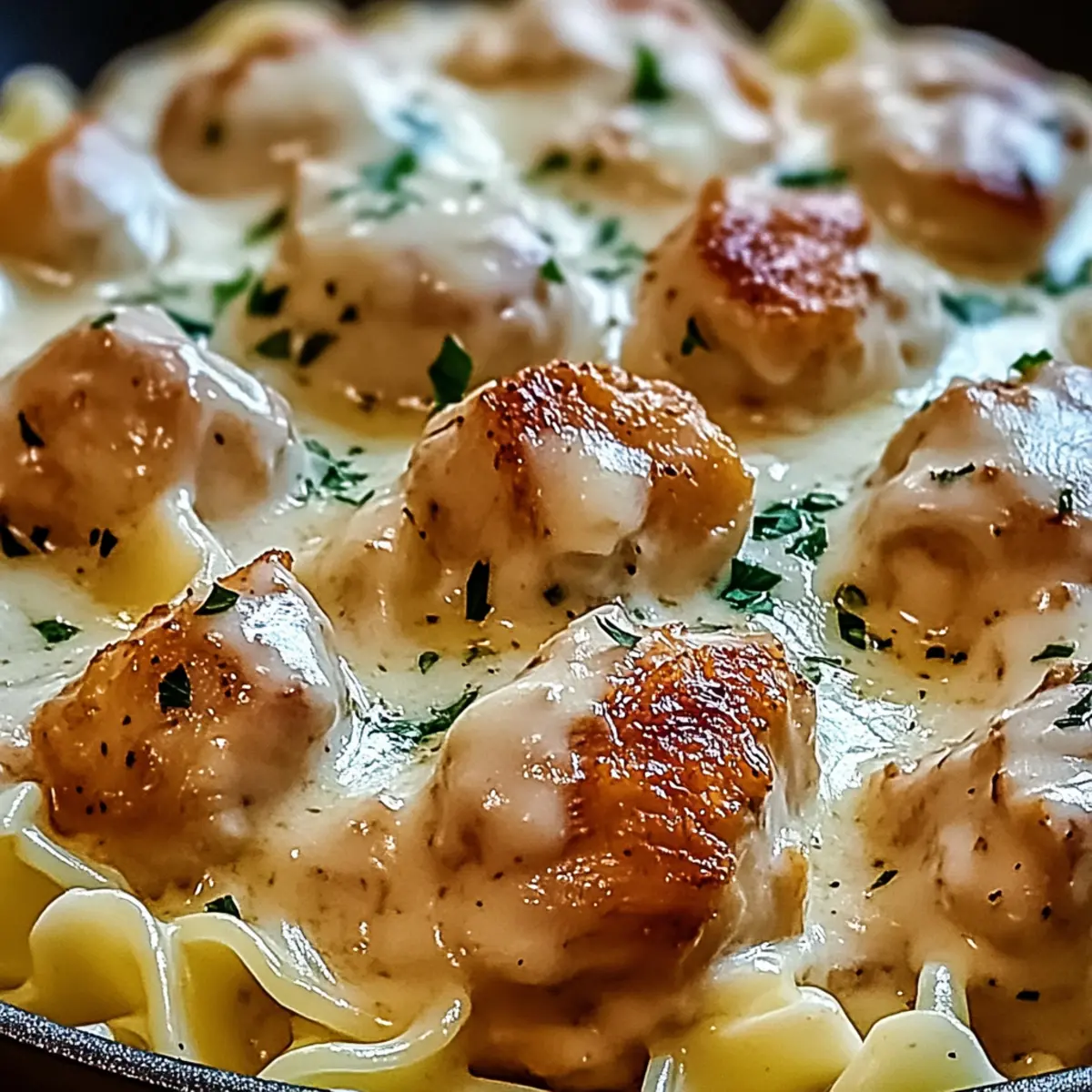 Chicken with Buttered Noodles
