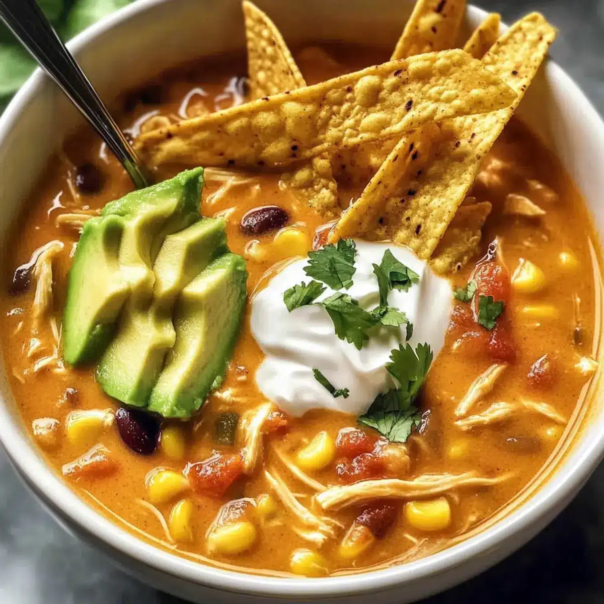 Easy Chicken Tortilla Soup