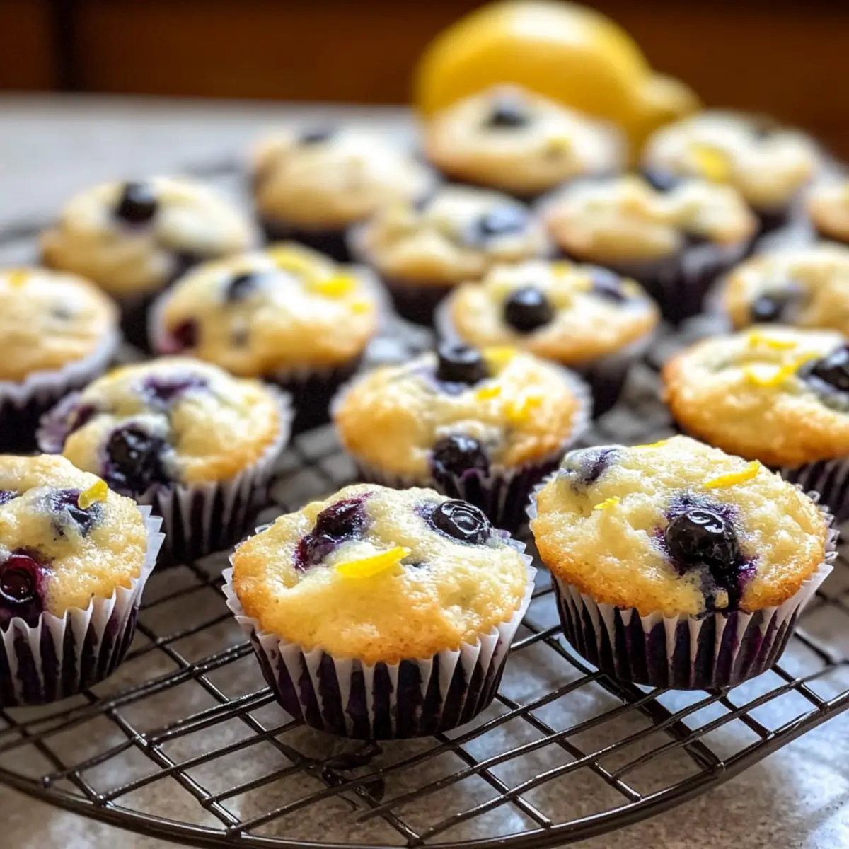 Blueberry and Lemon Zest Cottage Cheese Bites