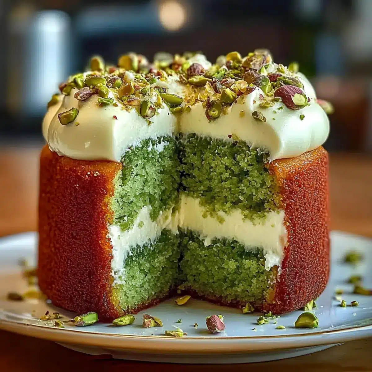 Pistachio Cream Cake