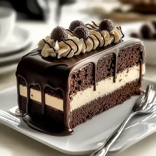 Tuxedo Bar Cake