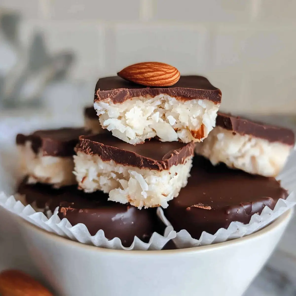 healthy almond joys