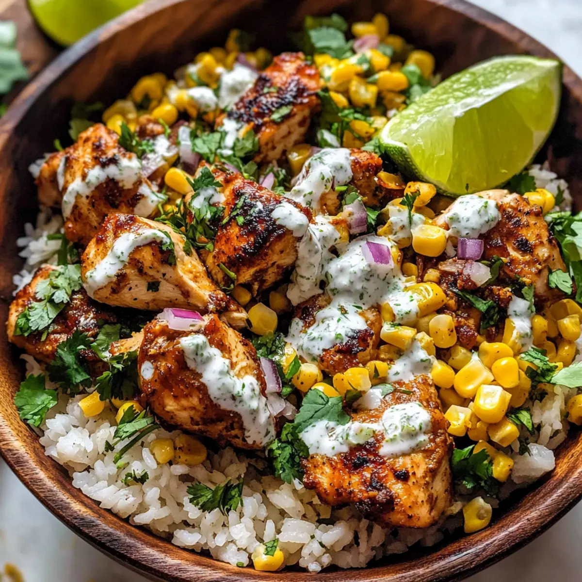 Tasty Street Corn Chicken Bowl