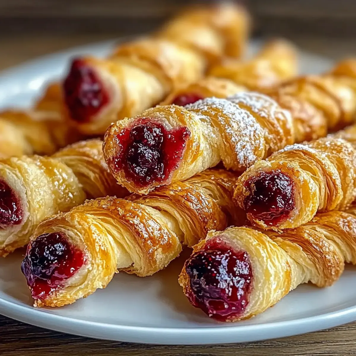 Berry Puff Twists