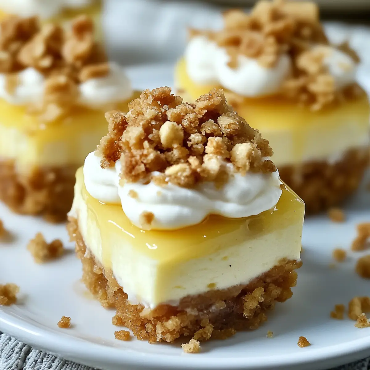 Apple Crisp Mini Cheesecakes