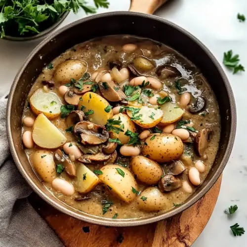 Vegan White Bean Mushroom Stew