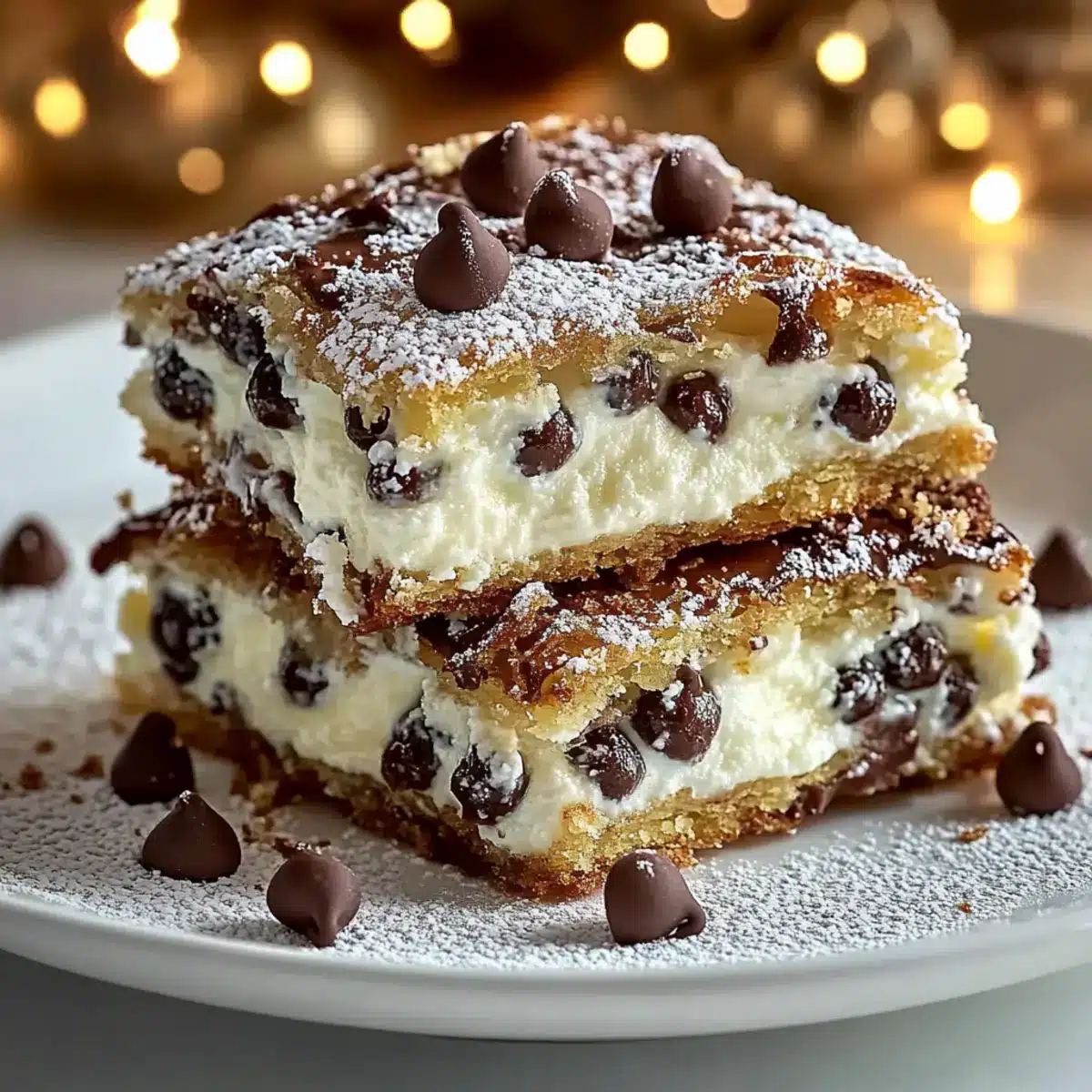 Classic Cannoli Squares