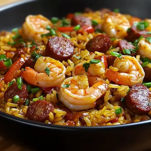 Shrimp Sausage Dirty Rice