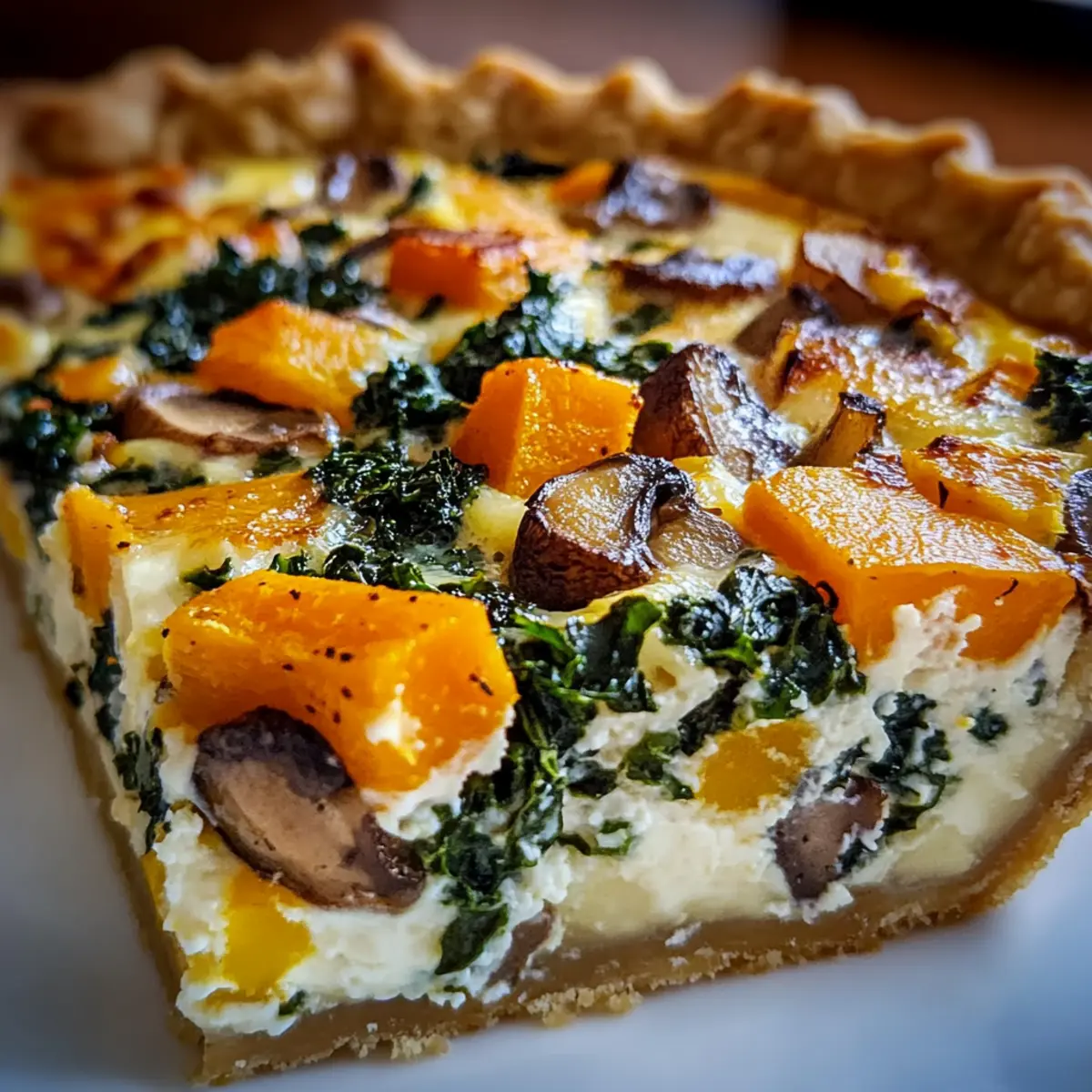 Winter Vegetable Quiche