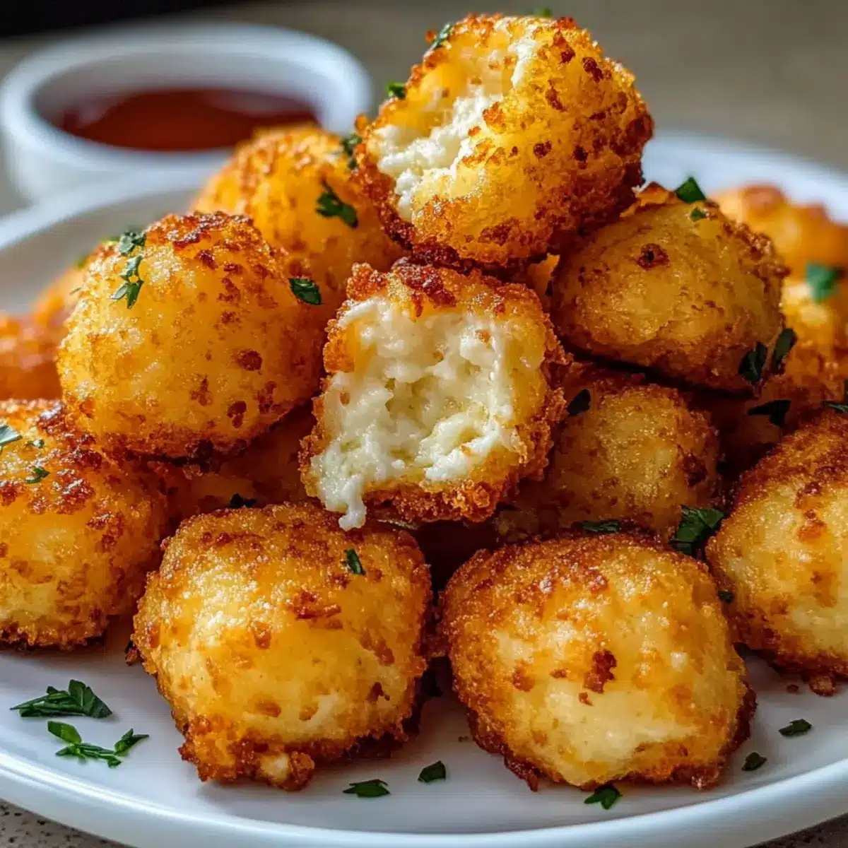Two Ingredient Cottage Cheese Tots