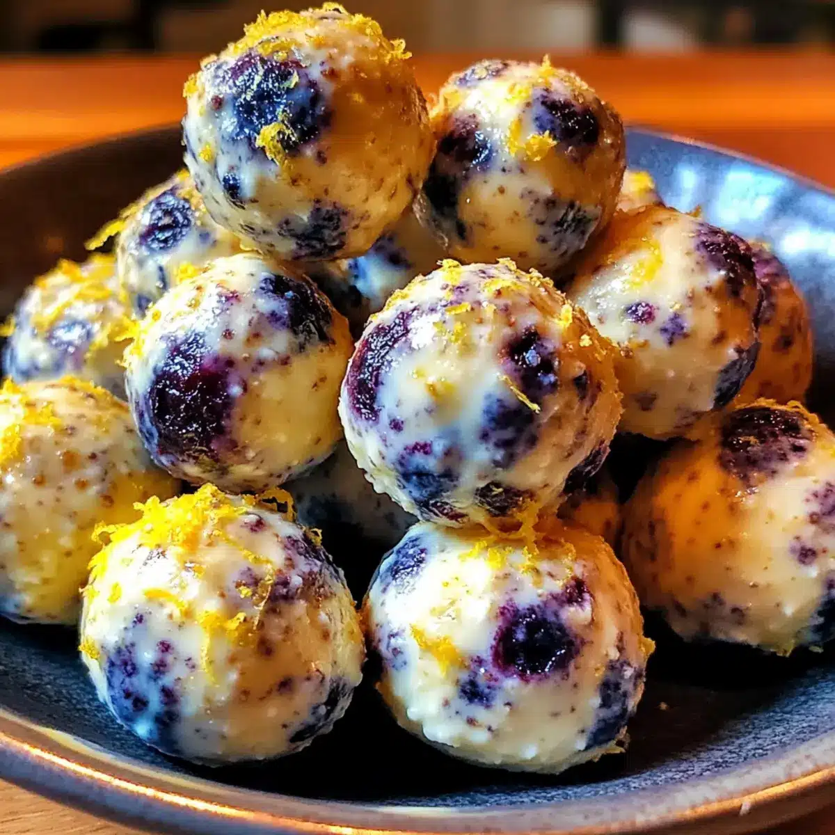 Lemon Blueberry Cottage Cheese