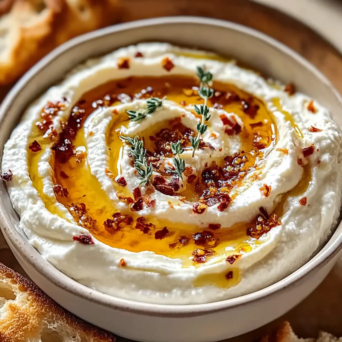 Ricotta Dip with Hot Honey