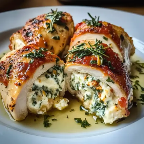 Herbed Ricotta Stuffed Chicken Rolls