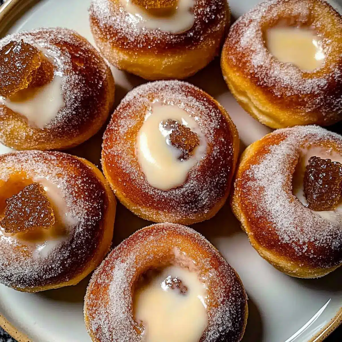 Burnt Honey Brioche Donuts