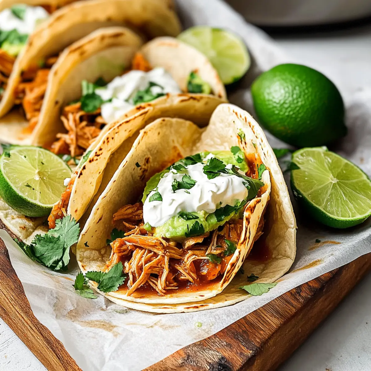 Crockpot Chicken Tacos