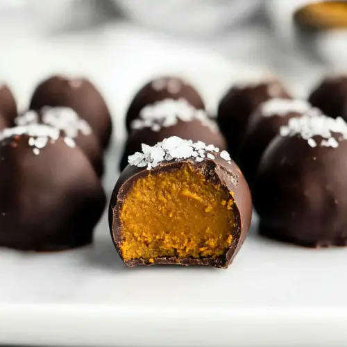 Healthy Pumpkin Truffles