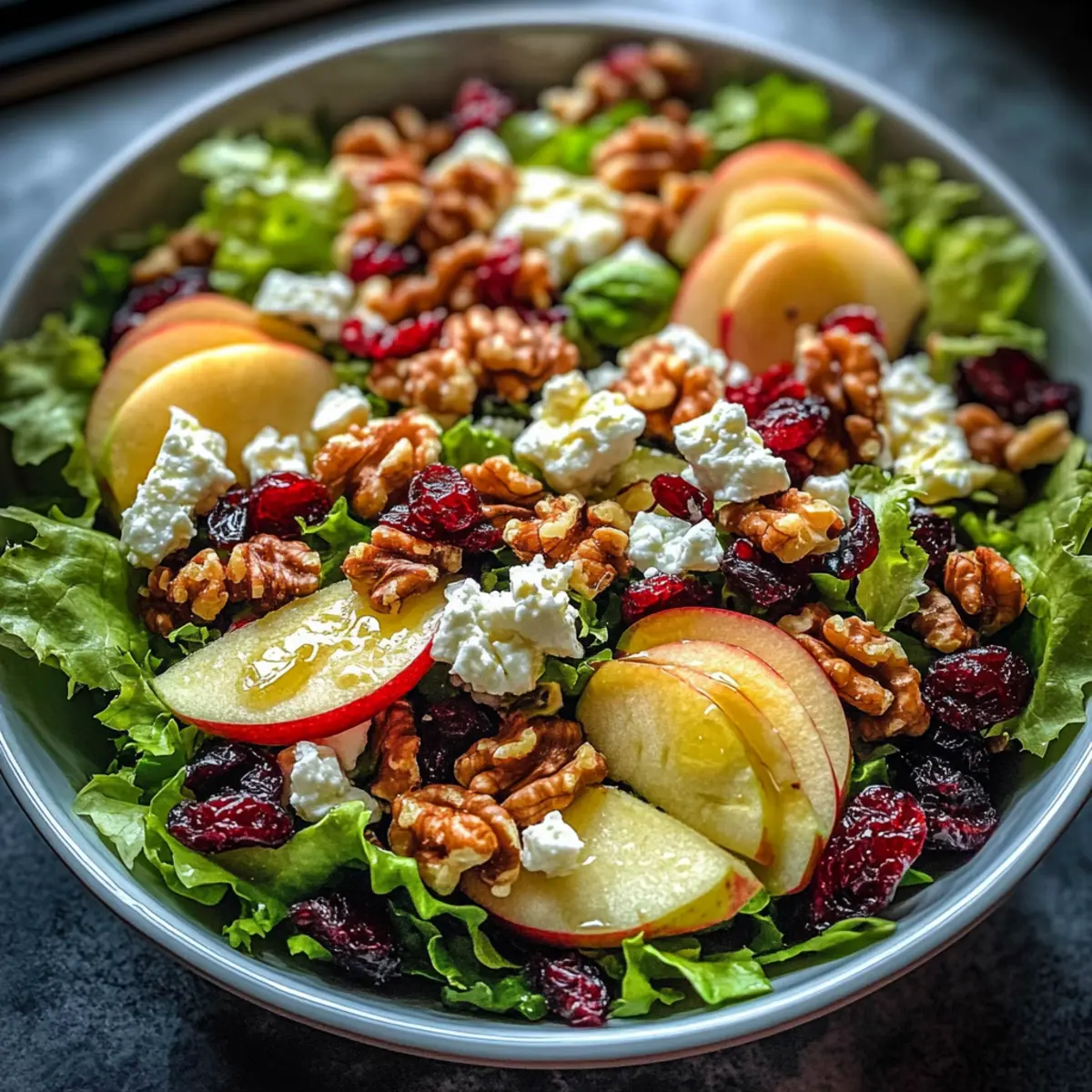 Honeycrisp Apple Feta Salad