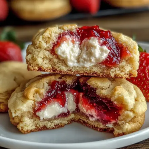 Strawberry Cheesecake Cookies
