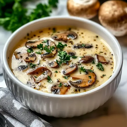 Cottage Cheese Mushroom Soup