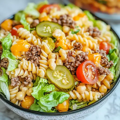 Big Mac Pasta Salad