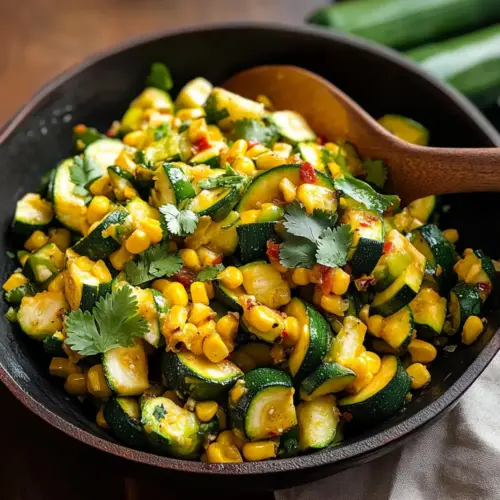 Mexican Zucchini And Corn