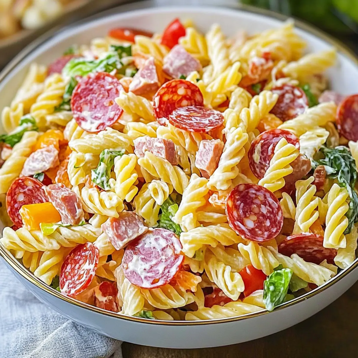 Italian Grinder Pasta Salad