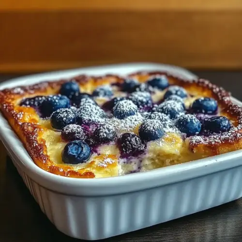 Blueberry Buttermilk Pancake Casserole