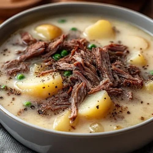 Smoked Brisket Potato Soup