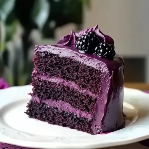 Blackberry Velvet Cake Recipe