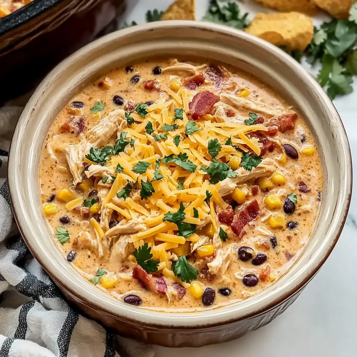 Slow Cooker Crack Chicken Chili