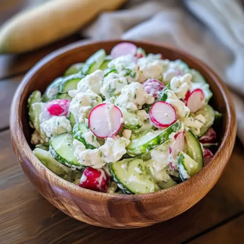 Creamy Cucumber-Radish Salad