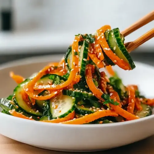 Cucumber Carrot Salad