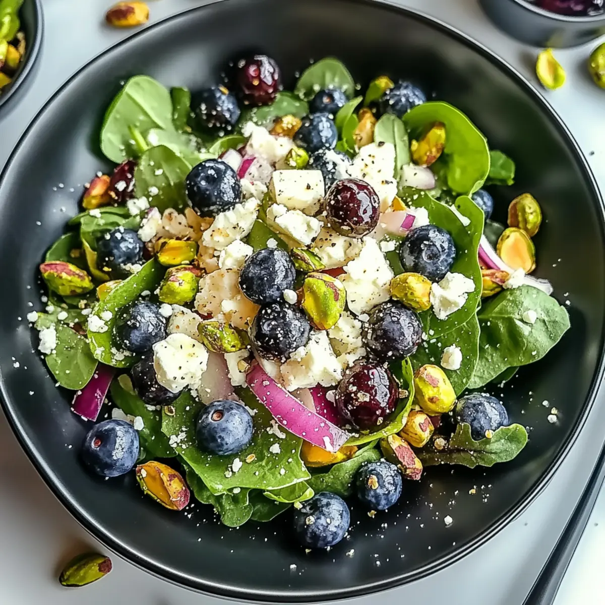 Blueberry Pistachio Spring Salad