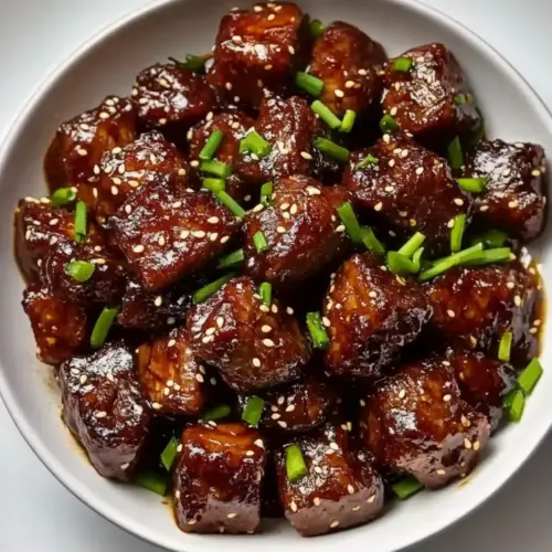 Honey Garlic Steak Bites Recipe