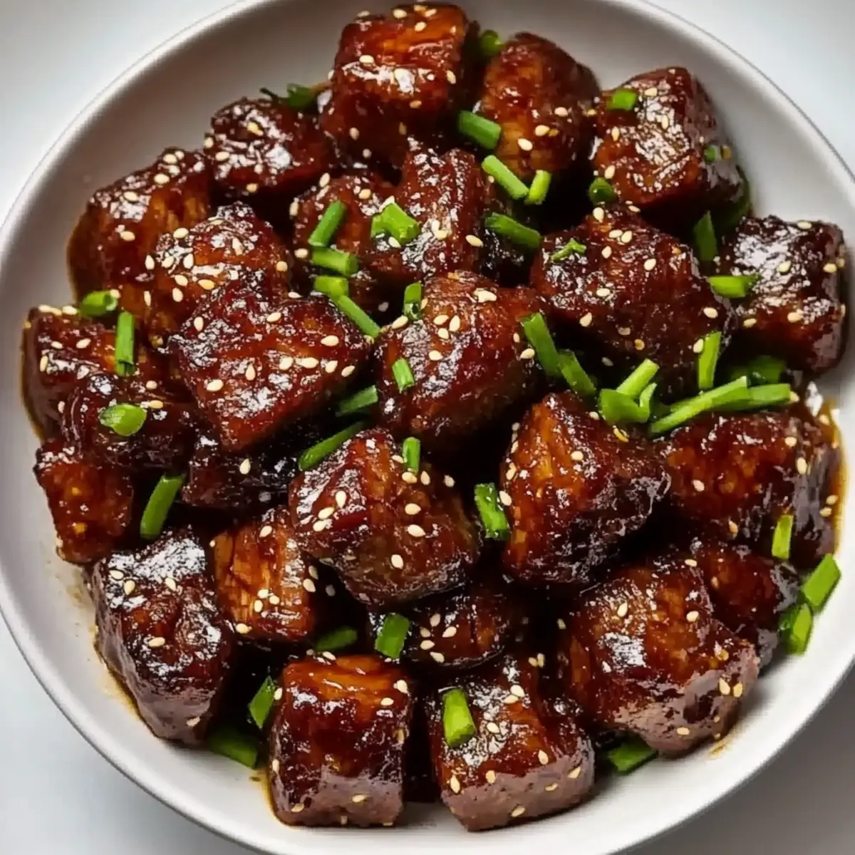 Honey Garlic Steak Bites Recipe