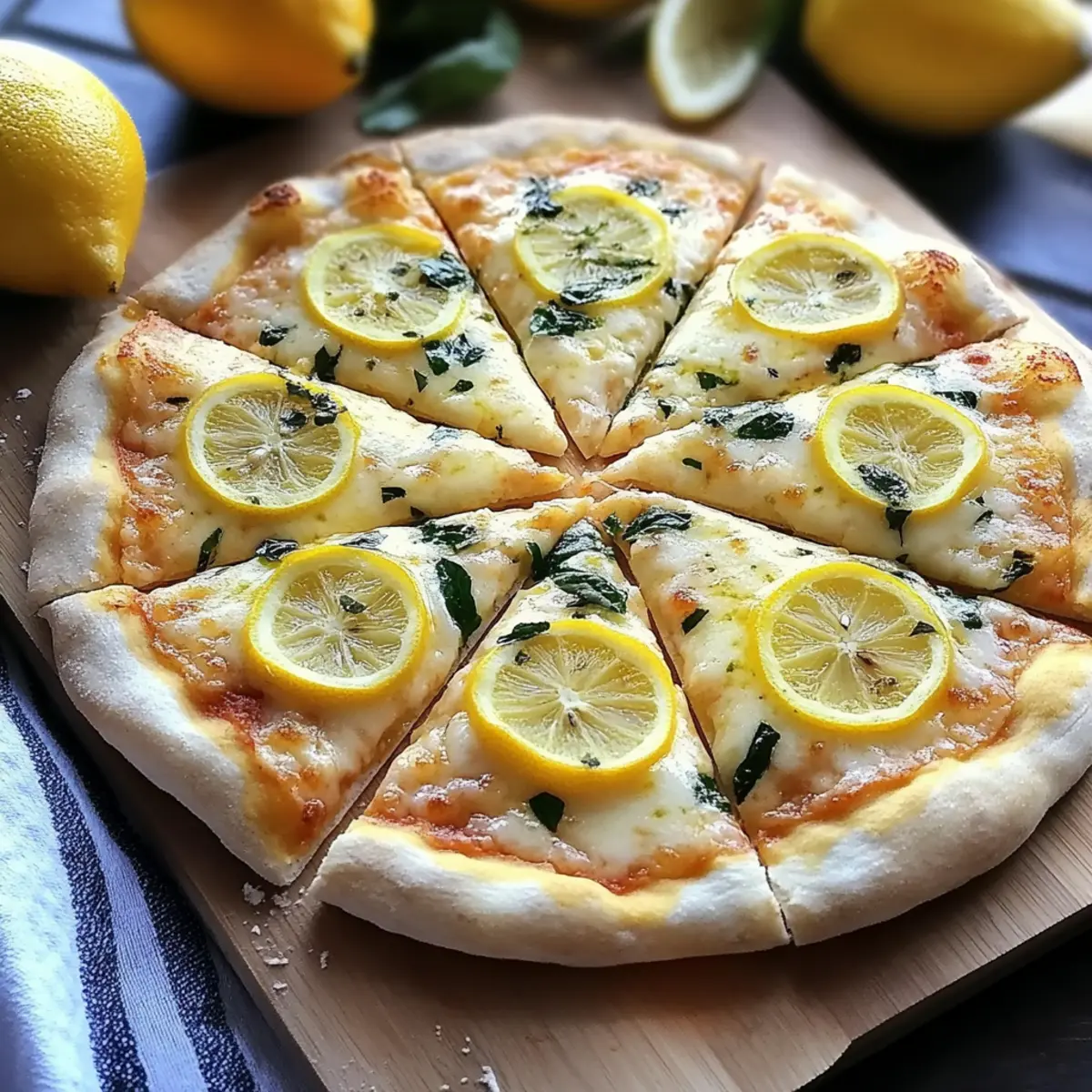 Zesty Lemon Pizza