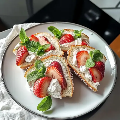 Strawberry Tea Sandwiches