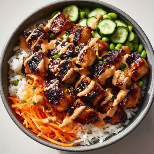 Korean BBQ Chicken Bowls