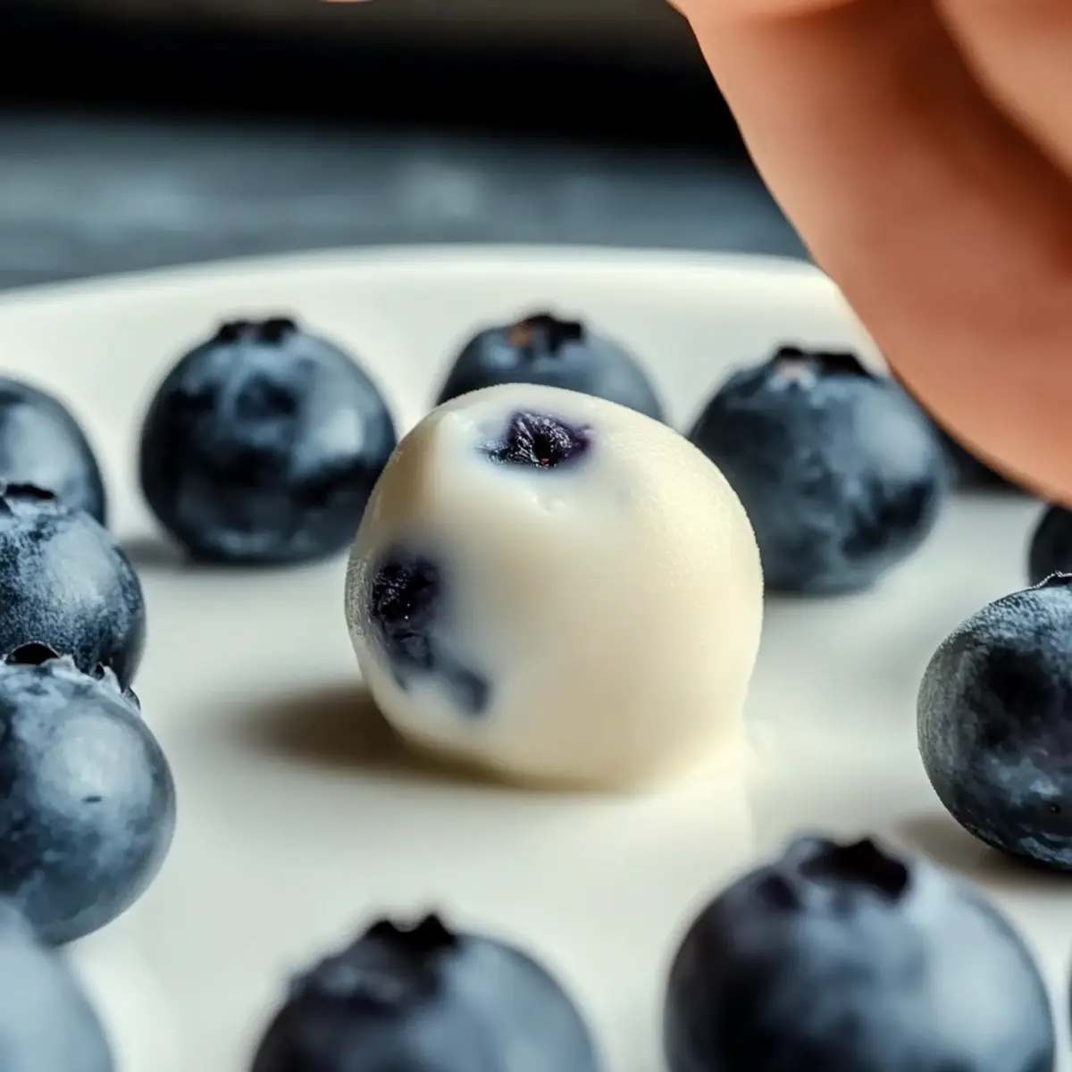 Greek Yogurt Blueberry Bites