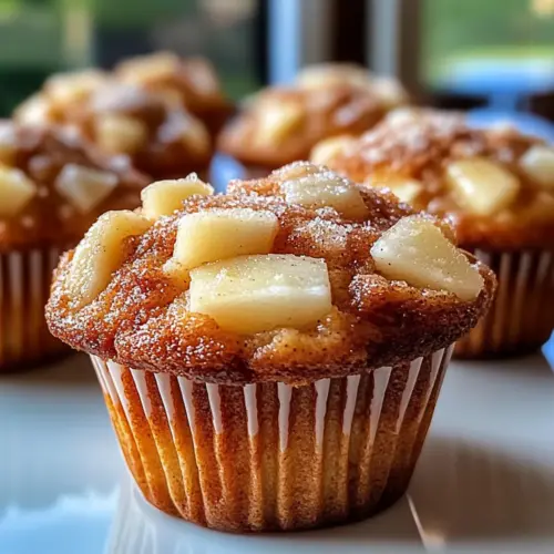 Apple Cinnamon Greek Yogurt Muffins