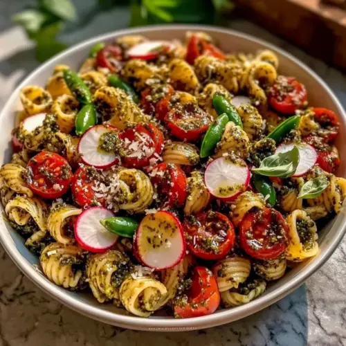 Spring Pasta Salad with Pesto