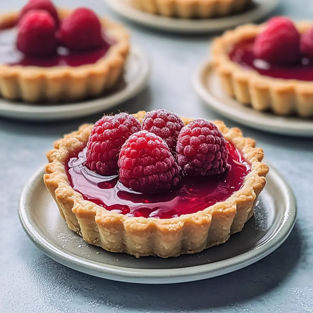 mother's day Vegan Raspberry Curd Tarts