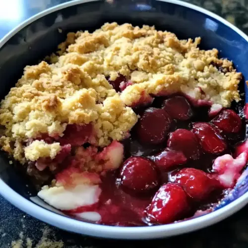 Best Rhubarb Cherry Cobbler