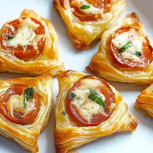 Pepperoni Basil Tomato Puffs