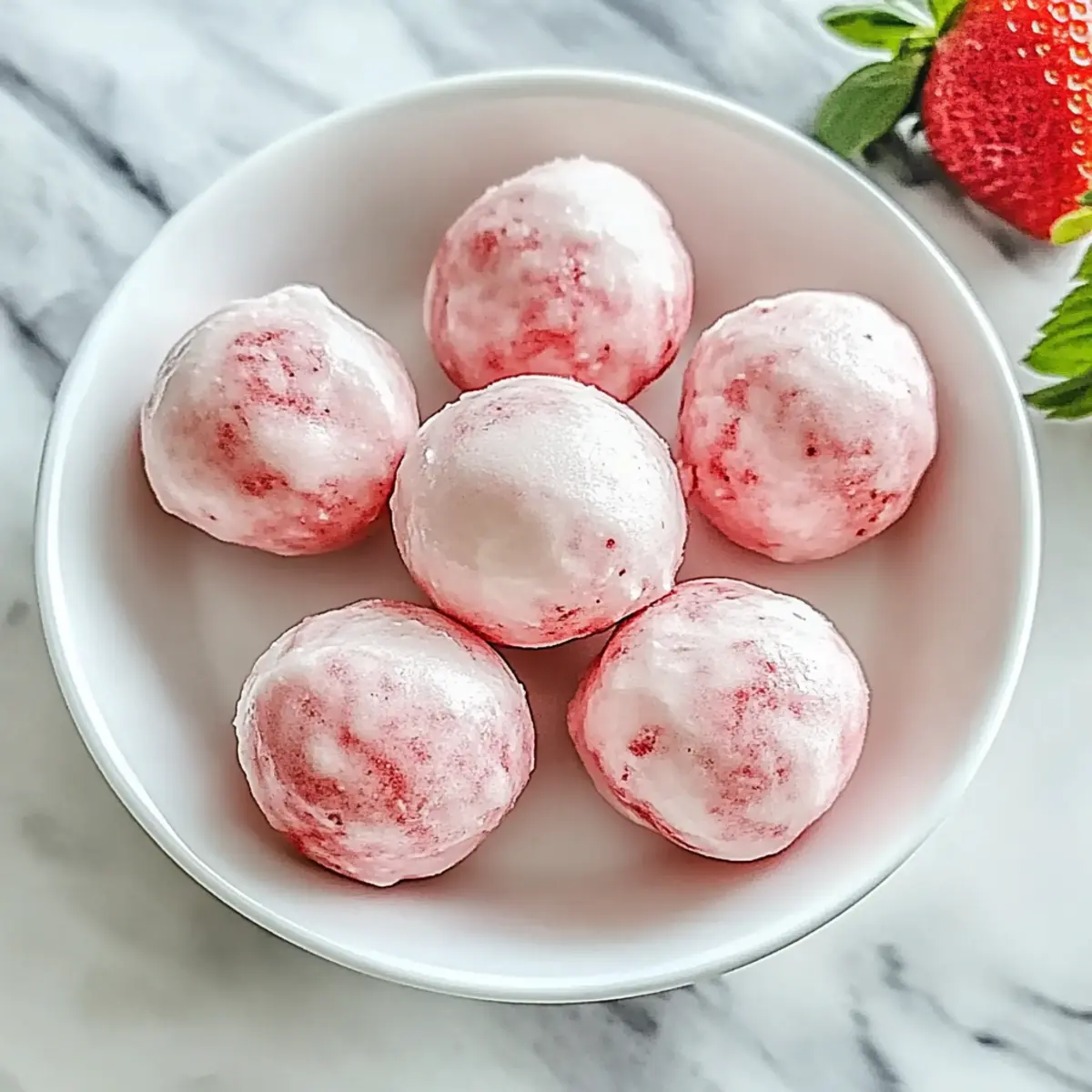 Strawberry Greek Yogurt Bites