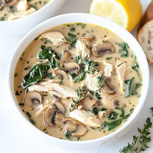 Rotisserie Chicken and Mushroom Soup