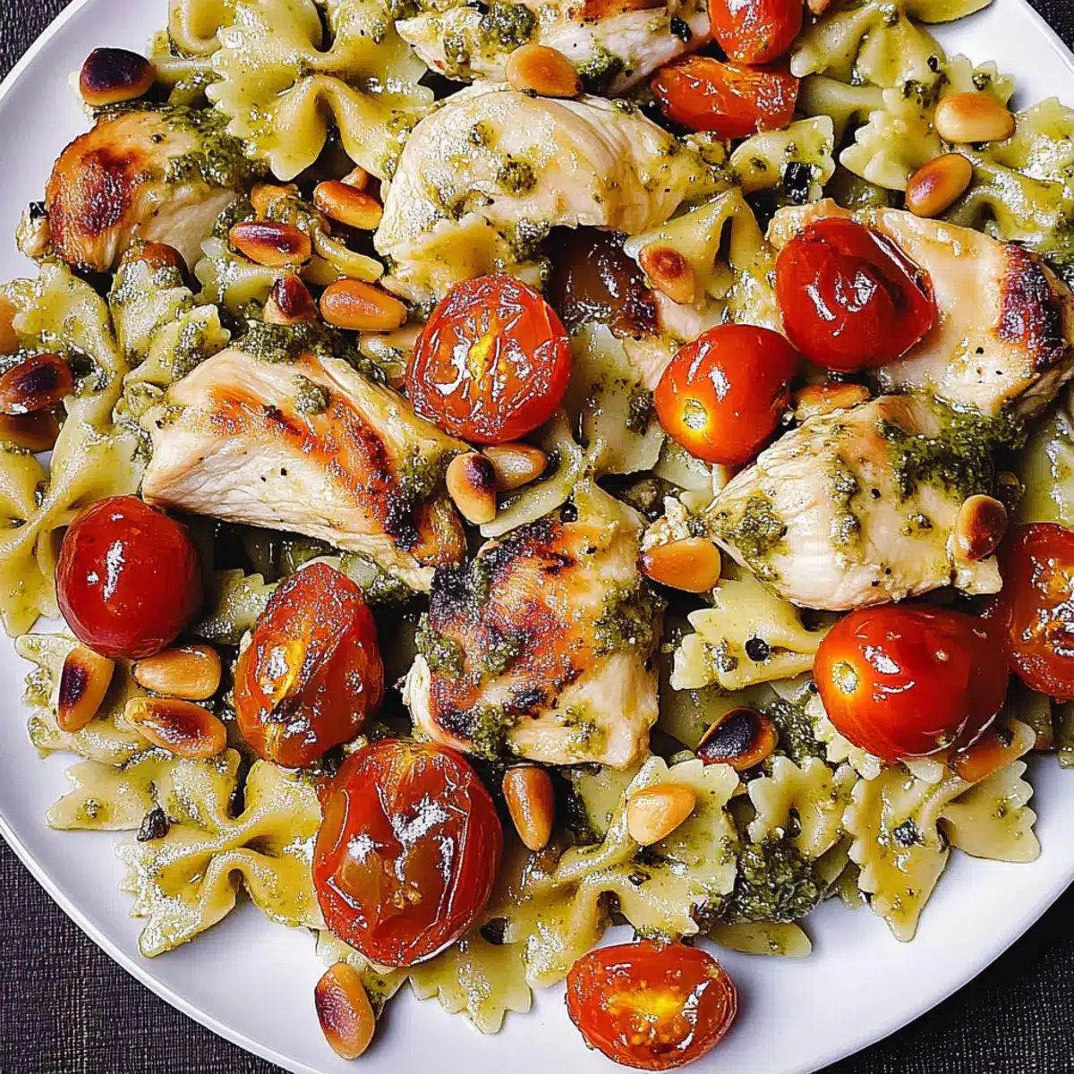Creamy Chicken Pesto Pasta