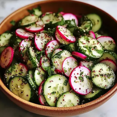 Refreshing Cucumber Radish Sumac Salad